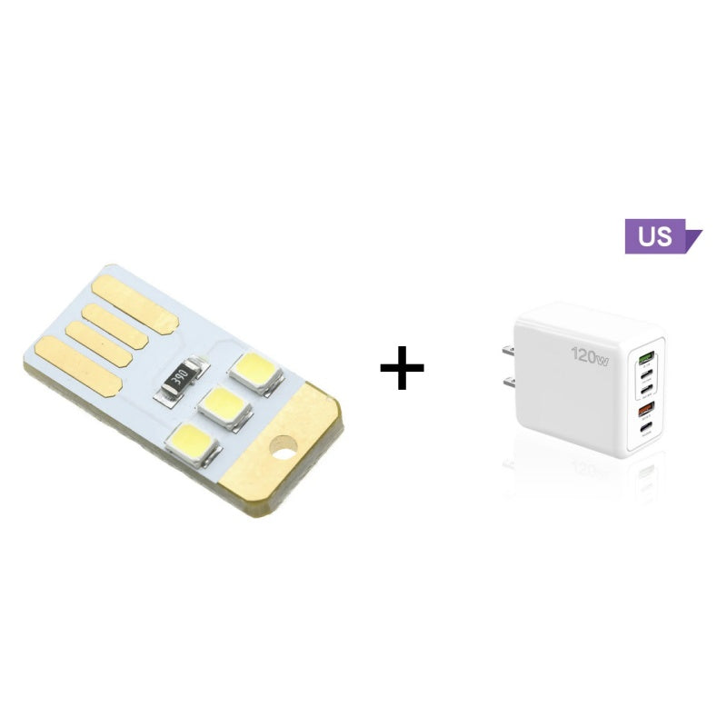 Mini draagbaar USB LED nachtlampje