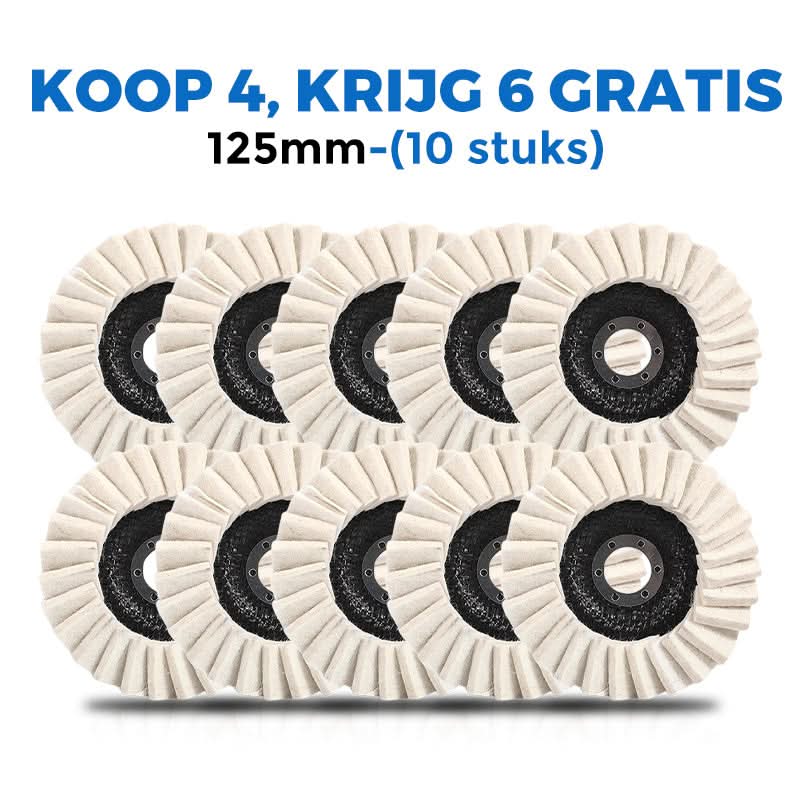 🎁Tijdelijke 50% KORTING🎁✨Vilten Polijstschijf met Klep