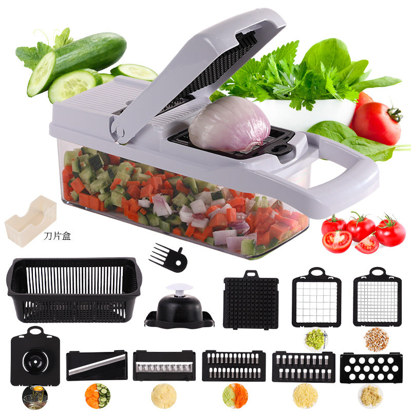 15 stuks - 1 set🧑🍳Multifunctionele groente- en fruitsnijder