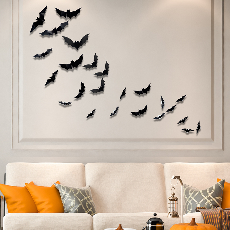 3D Vleermuis LED Wandlamp Decoratie