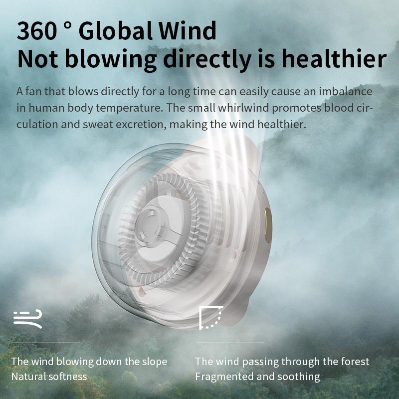 Zomerbestsellers☀️Draagbare mini-ventilator met klem🍃 360° draaibaar
