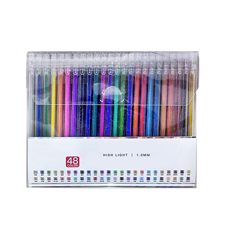 Glitter Gel Pennen Set - 12/18/24/36 Stuks | Kleurrijke Gelpennen voor Tekenen