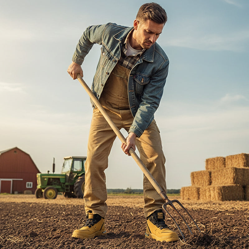 Heren outdoor werkschoenen met draaibare gesp (waterdicht, antislip, comfortabel en ademend)