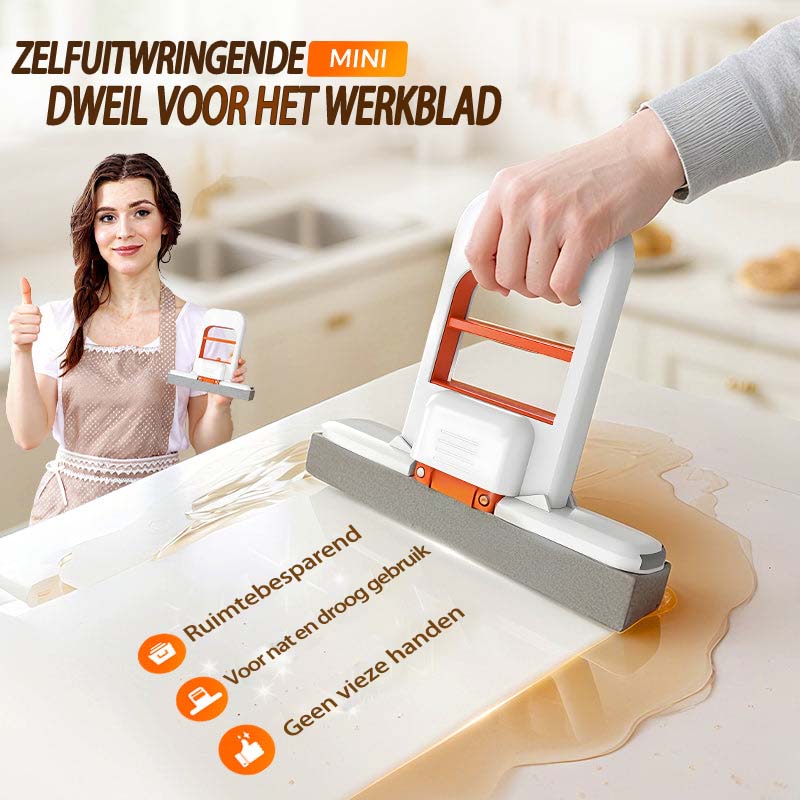 Mini draagbare zelfuitwringende dweil
