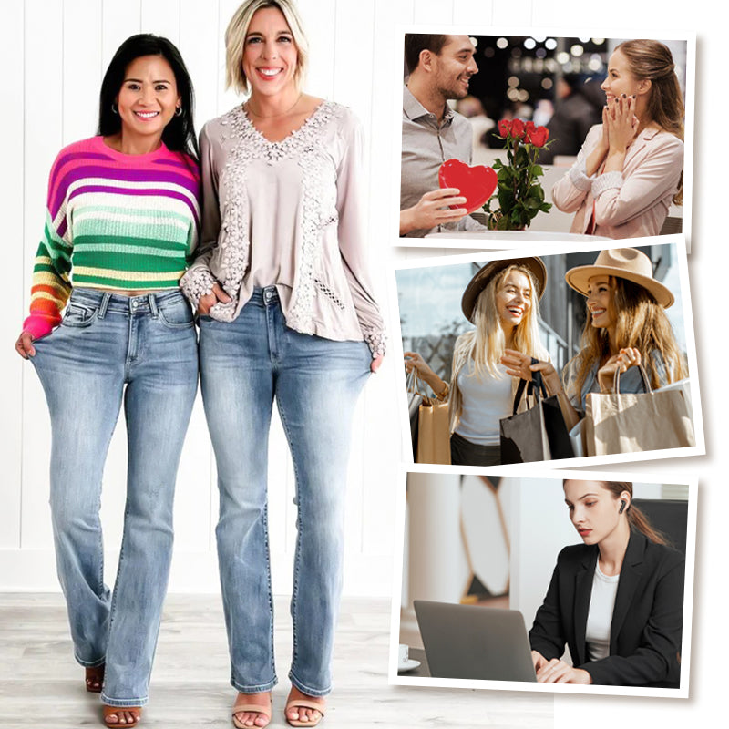 🔥Stretch buikspierbroek met hoge taille 👖 + 360° stretch voor een slankere look