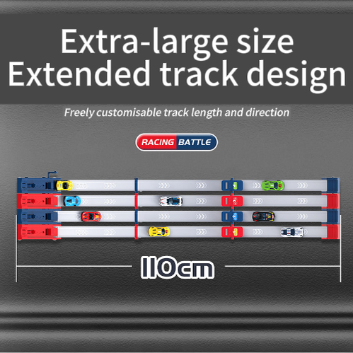 🚗 Laat de race beginnen! Dubbele baan, dubbele pret – zonder batterijen, alleen pure snelheid!