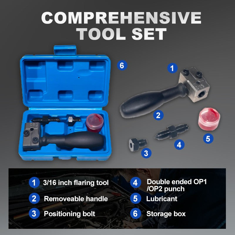 Universele Remleiding Flaring Tool Kit voor Auto's
