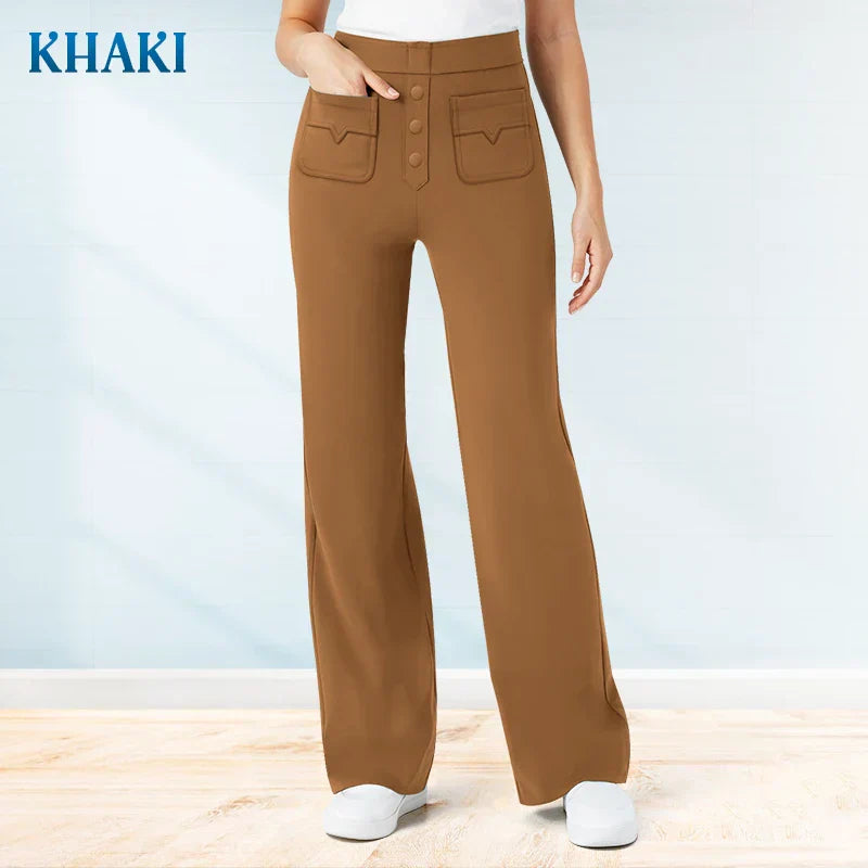 💖Vrouwen stretchy comfortabele casual broek