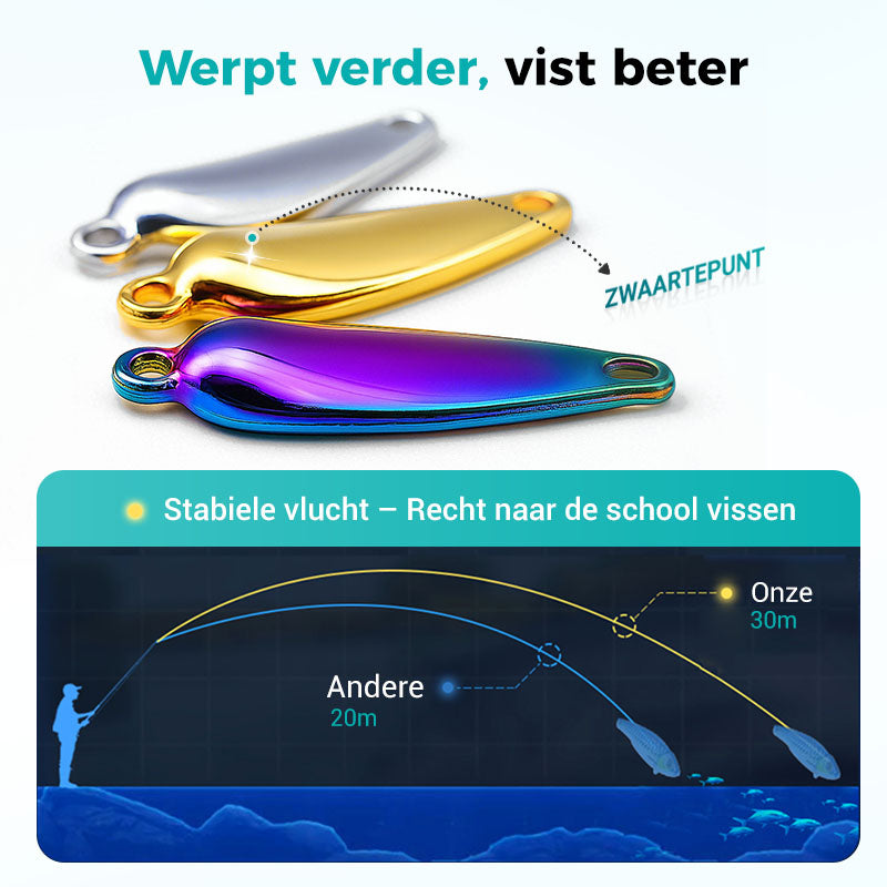🎣Metalen propeller-viskunstaas voor het vangen van vis
