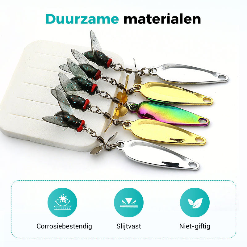 🎣Metalen propeller-viskunstaas voor het vangen van vis