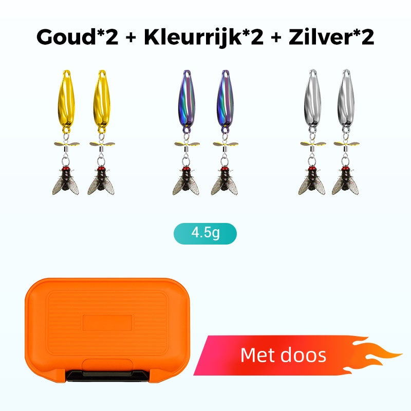 🎣Metalen propeller-viskunstaas voor het vangen van vis