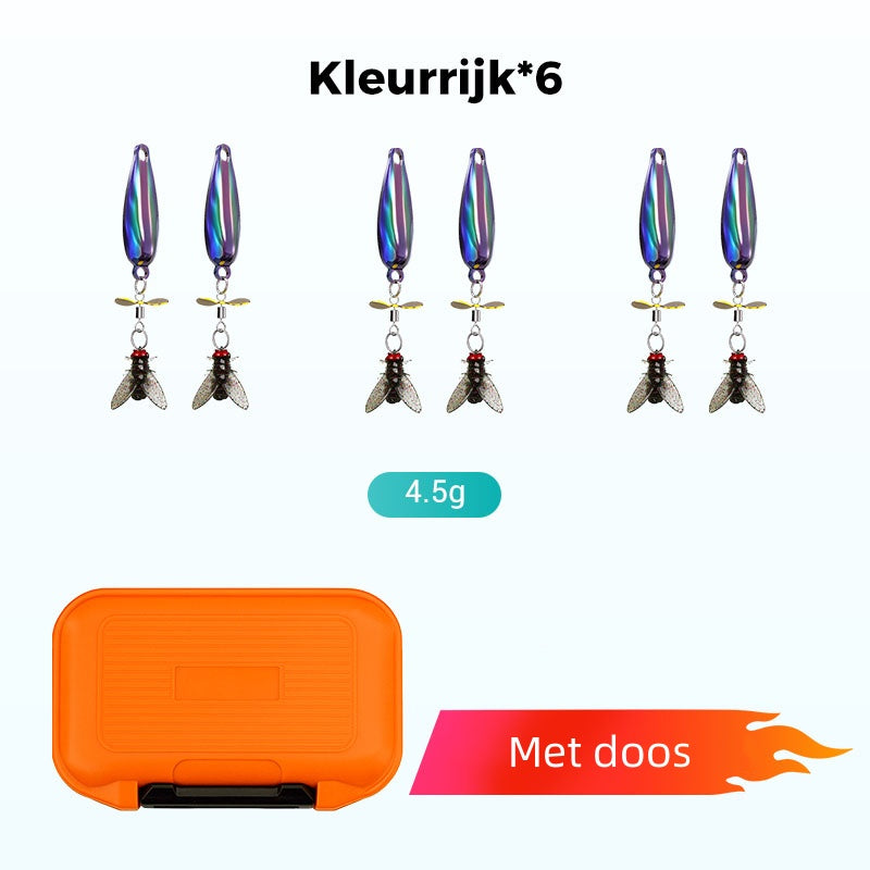 🎣Metalen propeller-viskunstaas voor het vangen van vis