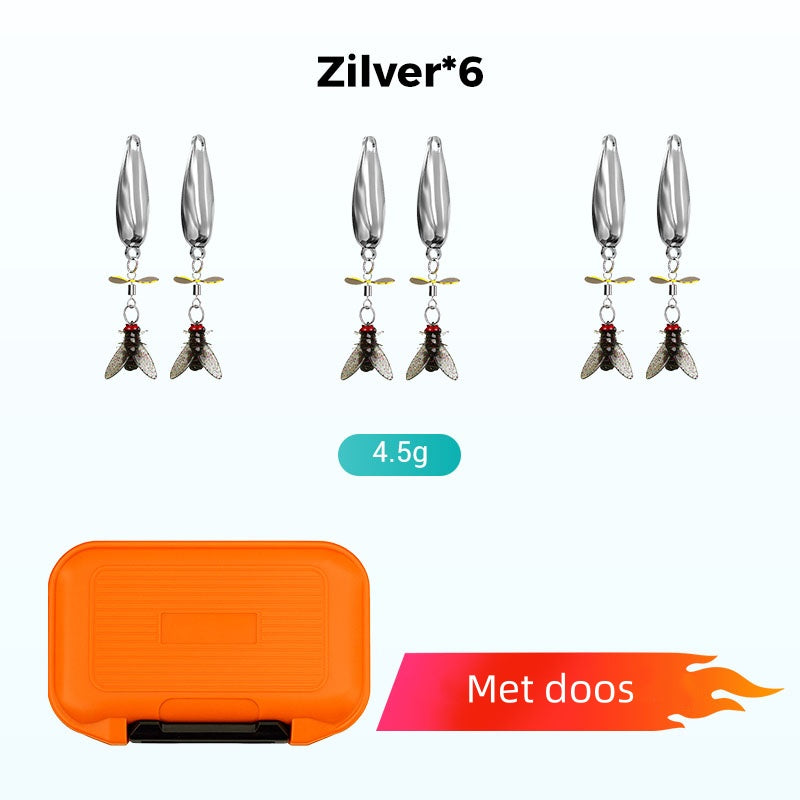 🎣Metalen propeller-viskunstaas voor het vangen van vis