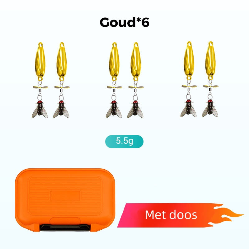 🎣Metalen propeller-viskunstaas voor het vangen van vis