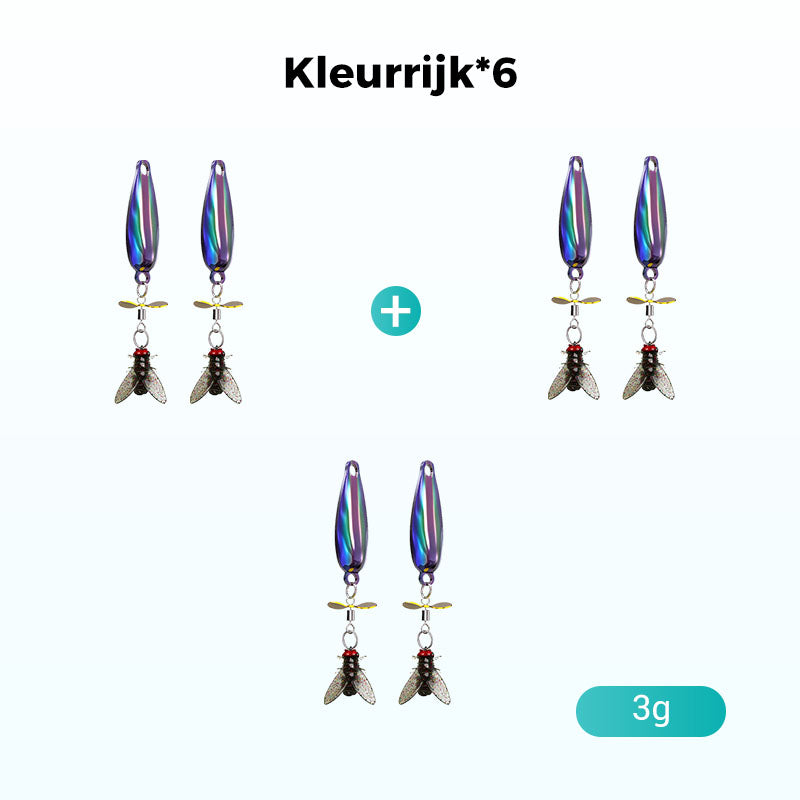 🎣Metalen propeller-viskunstaas voor het vangen van vis