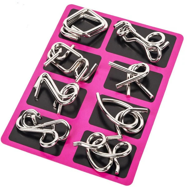 ⏳Tijdelijke Aanbieding⏰Kettingpuzzel: Ontwar de Metaal Links!⛓️