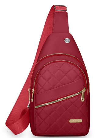 🏆️Anti-diefstal borduurwerk effen kleur crossbody tas voor dagelijks reizen