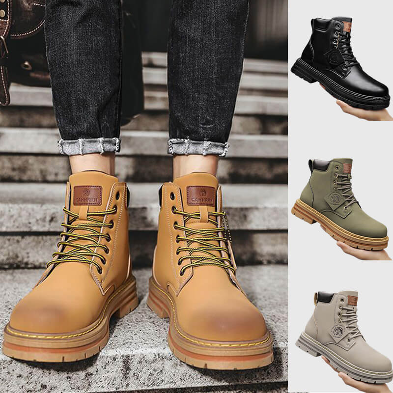 🍁Herfstspecials❄️Heren Klassieke Vintage Motorlaarzen