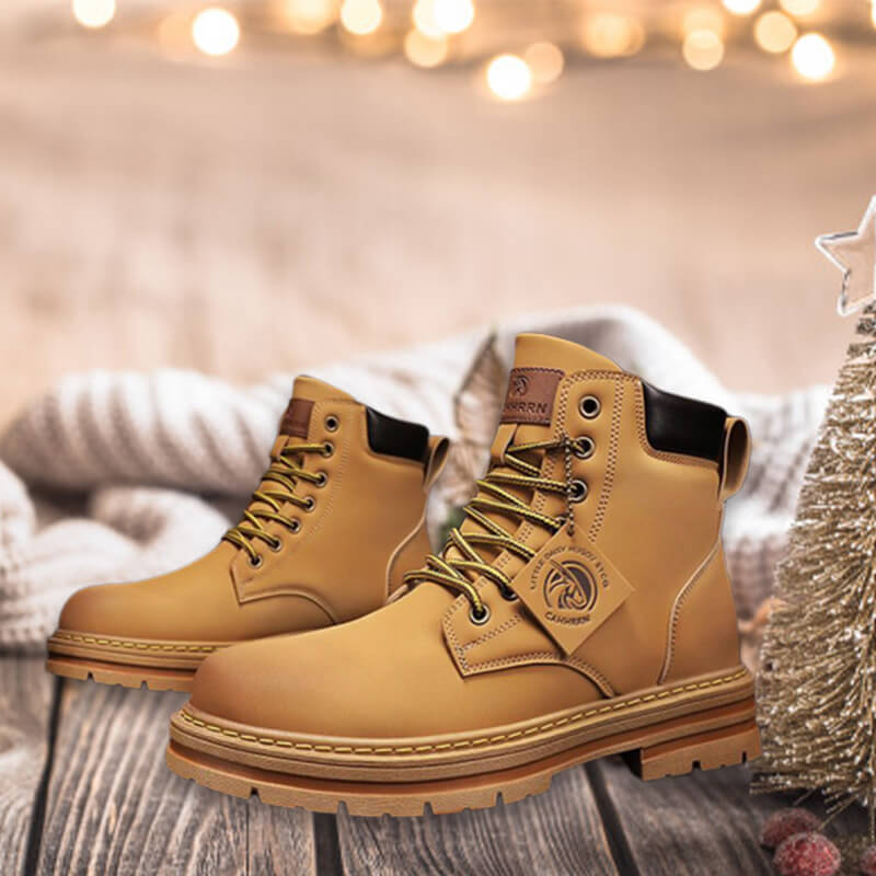 🍁Herfstspecials❄️Heren Klassieke Vintage Motorlaarzen