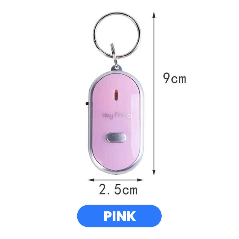 🎁Een gratis fluitje,Fluitgestuurde Sensor Sleutelvinder Sleutelhanger