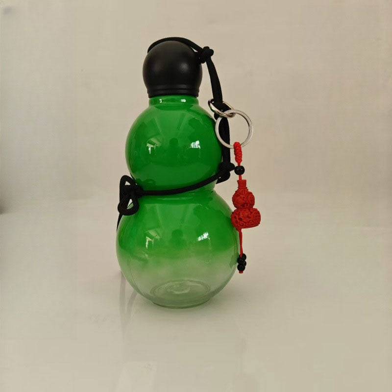 Retro waterfles in kalebasvorm voor sport en reizen