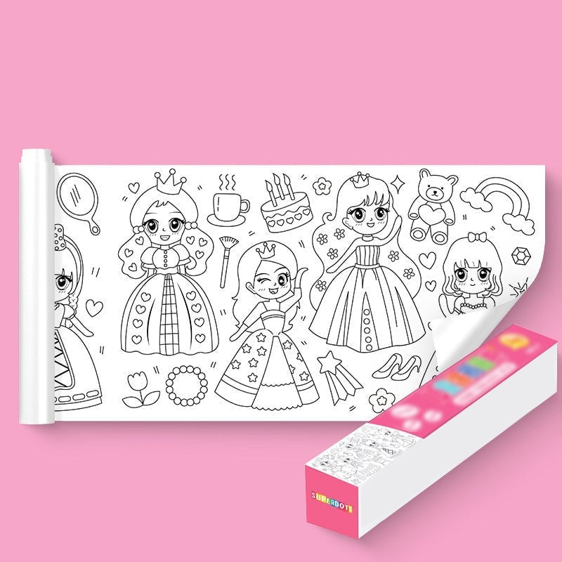 Kerstuitverkoop: Creatieve Tekenrol voor Kinderen - Ontwikkel en Ontspan met Kunst! 🎨✨