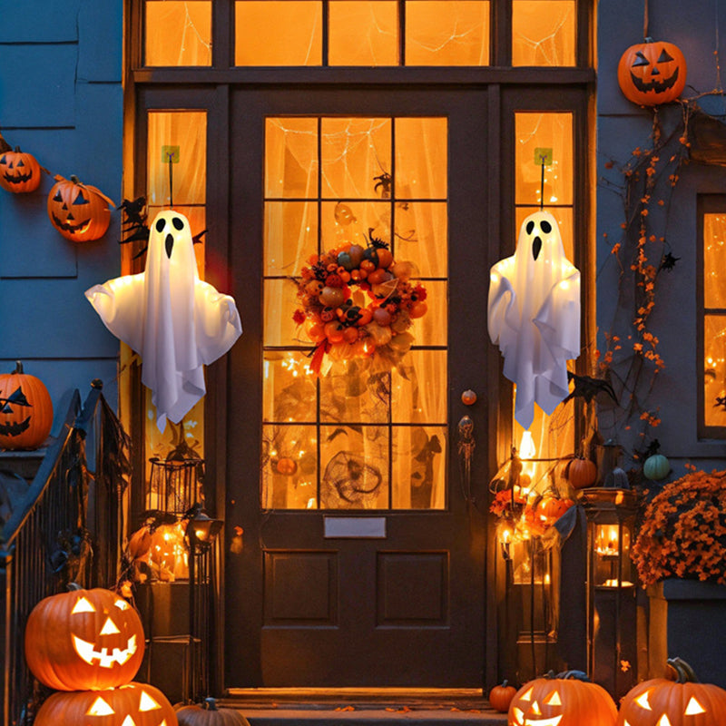 Gloeiende spookkroonluchter voor Halloweenfeestdecoratie