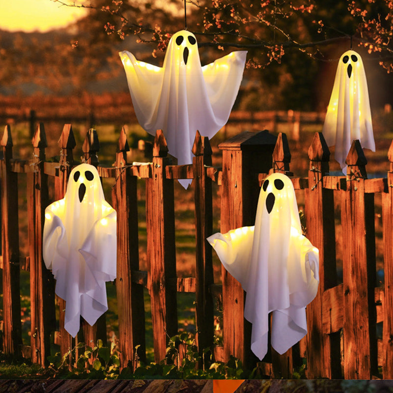 Gloeiende spookkroonluchter voor Halloweenfeestdecoratie