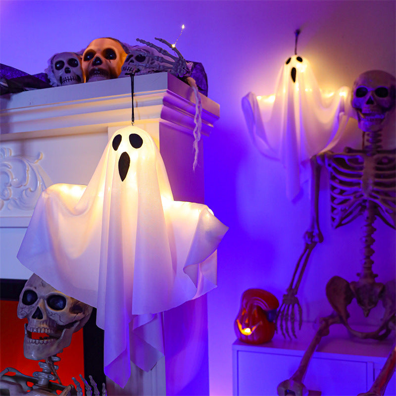 Gloeiende spookkroonluchter voor Halloweenfeestdecoratie