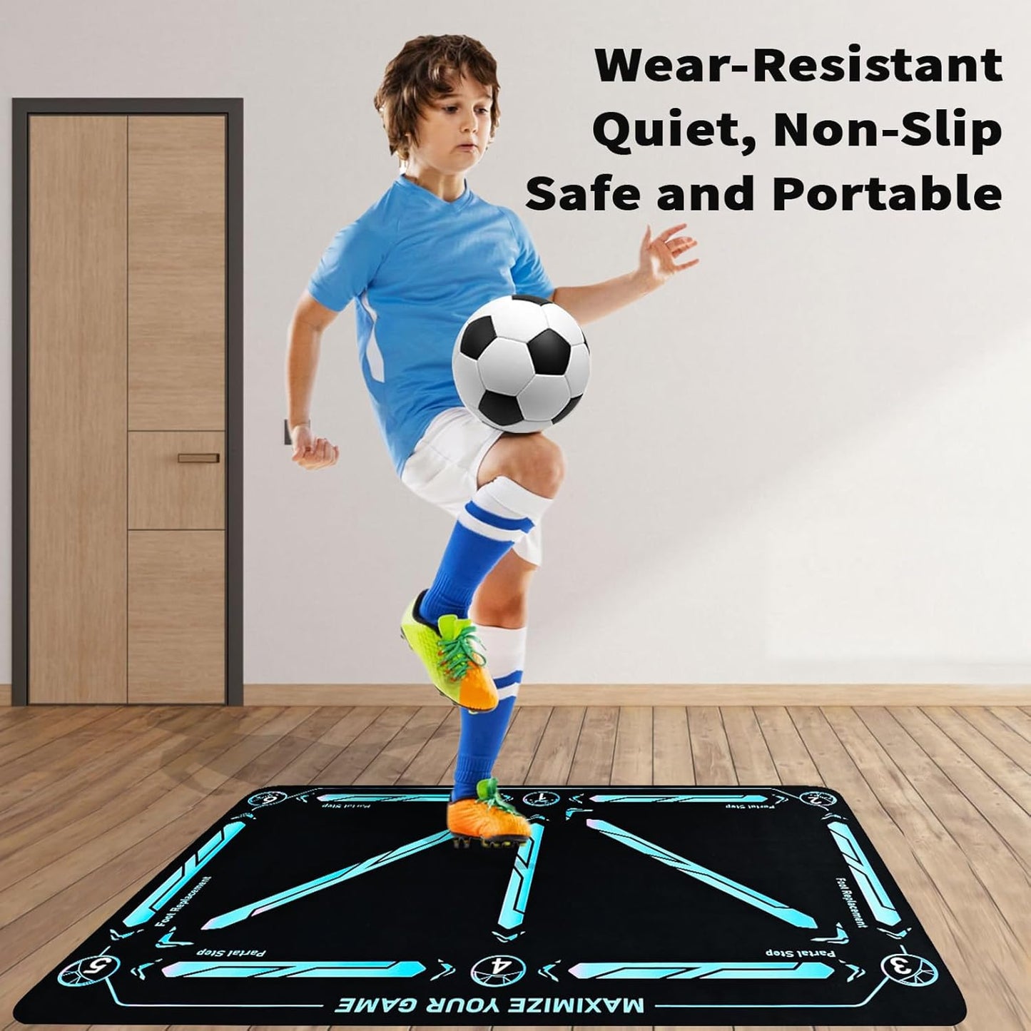 ⚽Voetbaltrainingsmat voor alle niveaus Antislip Stil