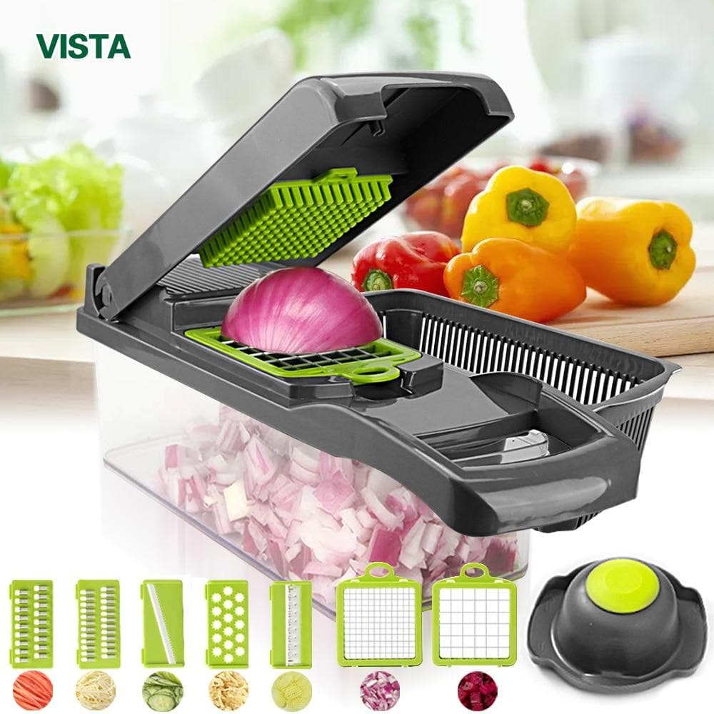 15 stuks - 1 set🧑🍳Multifunctionele groente- en fruitsnijder