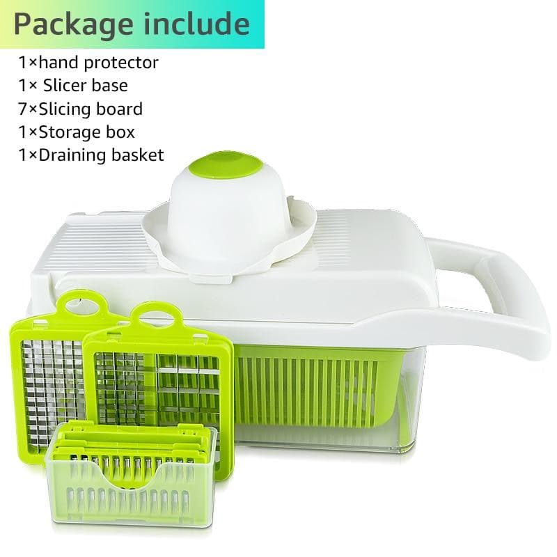 15 stuks - 1 set🧑🍳Multifunctionele groente- en fruitsnijder