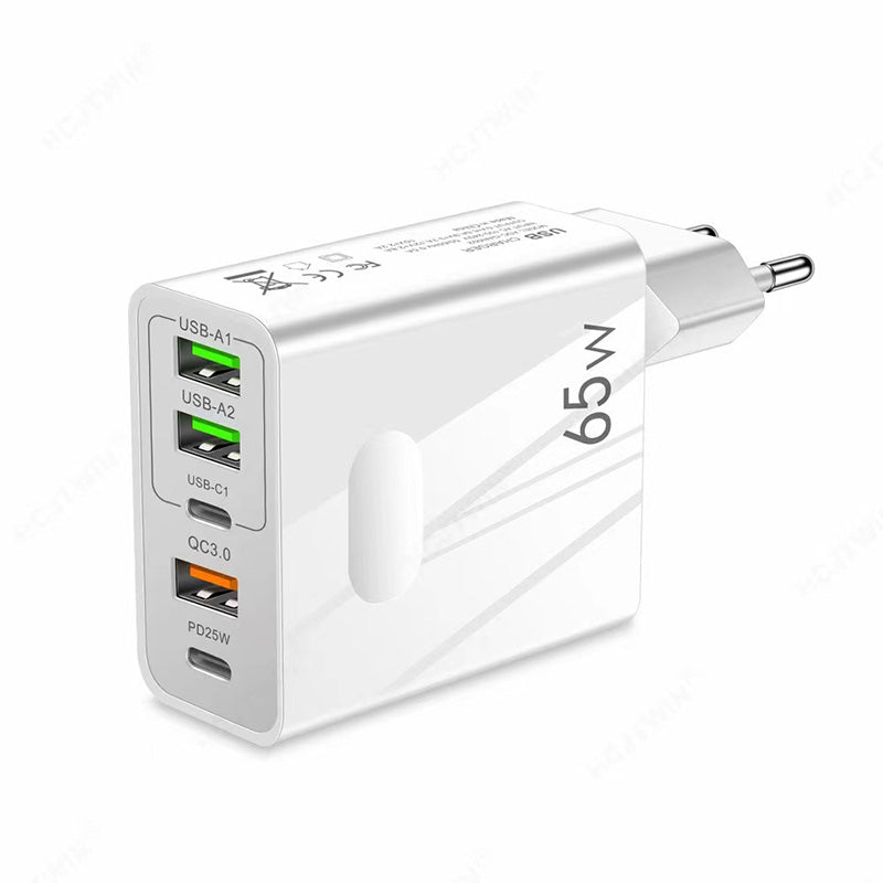 65W Super Snelle Lader - Ontgrendel Volledige Snelheid voor Uw 3-in-1 Kabel