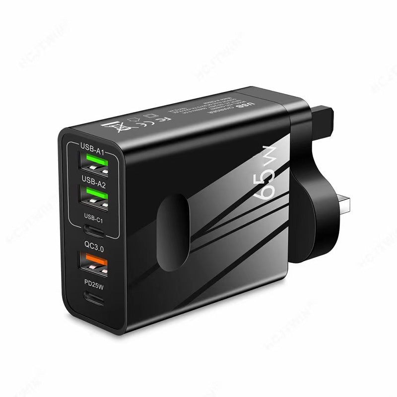 65W Super Snelle Lader - Ontgrendel Volledige Snelheid voor Uw 3-in-1 Kabel