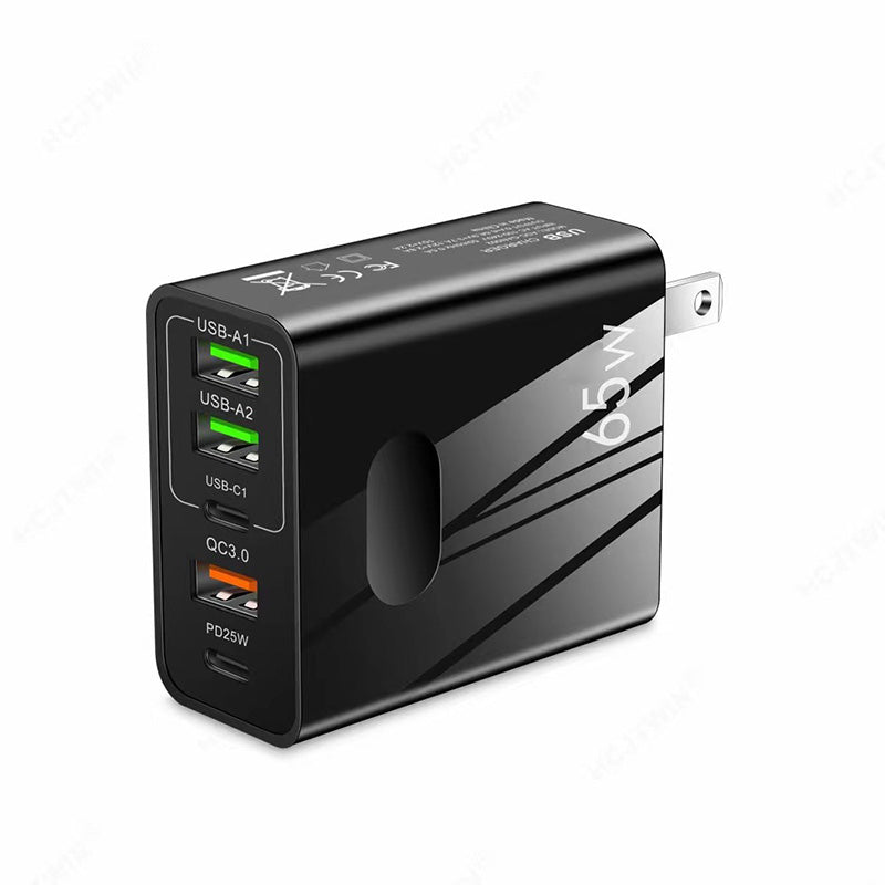 65W Super Snelle Lader - Ontgrendel Volledige Snelheid voor Uw 3-in-1 Kabel