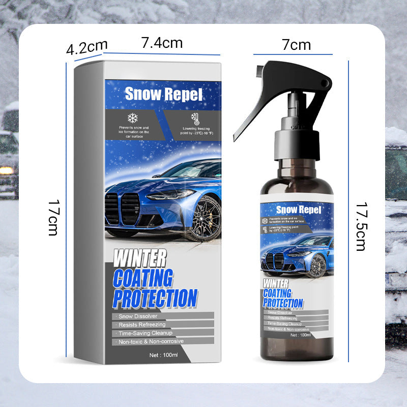 🔥HETE VERKOOP🔥Auto -voorruitenblauwe sneeuwsmeltende coatingspray