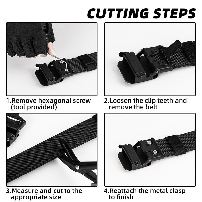 💥Automatische Gesp Stretch Nylon Riem voor Heren