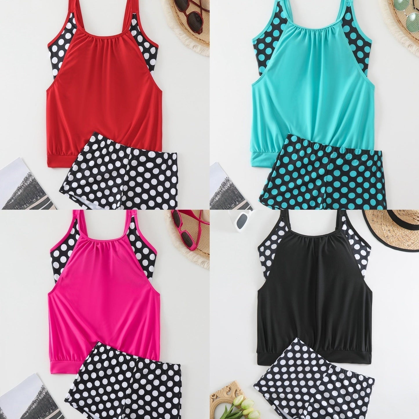๐ฅ ZOMER HOT SALE โ 49% KORTING ๐ฅ Dames Tweedelig Polkadot Zwempak
