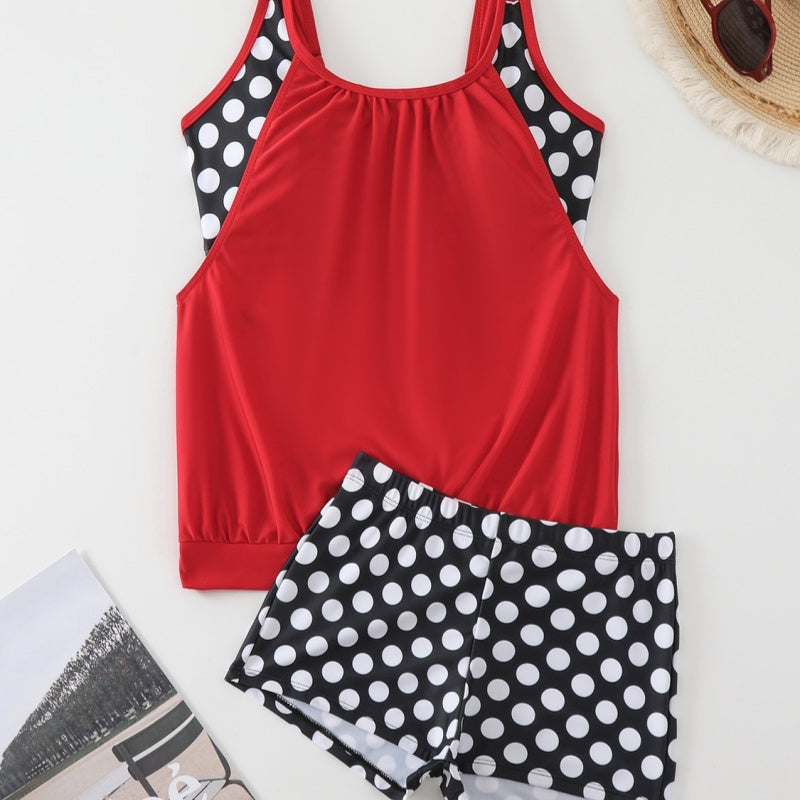 ๐ฅ ZOMER HOT SALE โ 49% KORTING ๐ฅ Dames Tweedelig Polkadot Zwempak