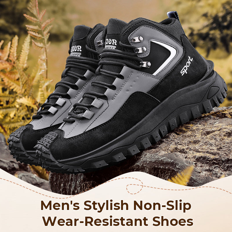 ✨Heren Schoenen: Antislip voor Regen, Slijtvast voor Jaren – Stijlvol Genoeg voor Werk & Weekend!