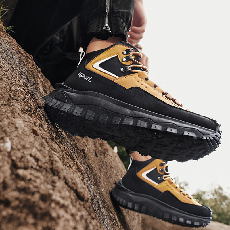 ✨Heren Schoenen: Antislip voor Regen, Slijtvast voor Jaren – Stijlvol Genoeg voor Werk & Weekend!