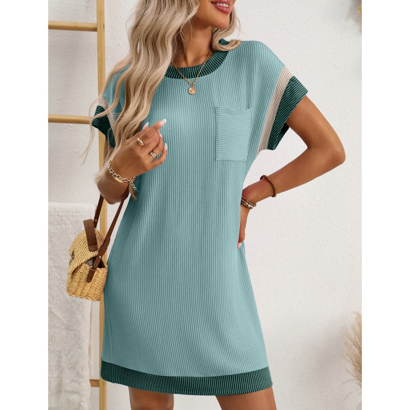 Vrouwen T-shirt A-Line Mini-jurk