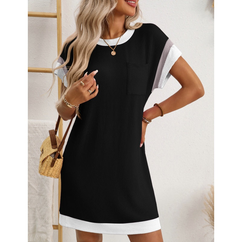 Vrouwen T-shirt A-Line Mini-jurk