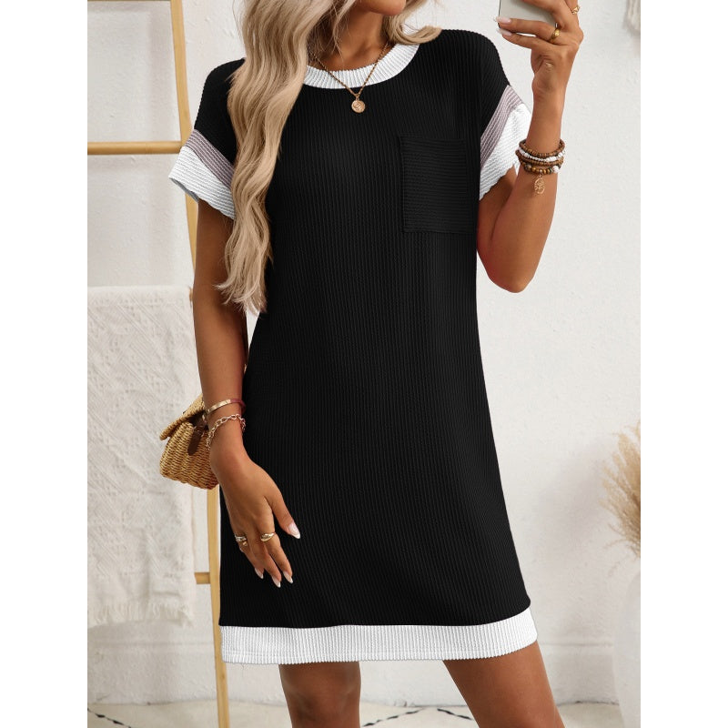 Vrouwen T-shirt A-Line Mini-jurk