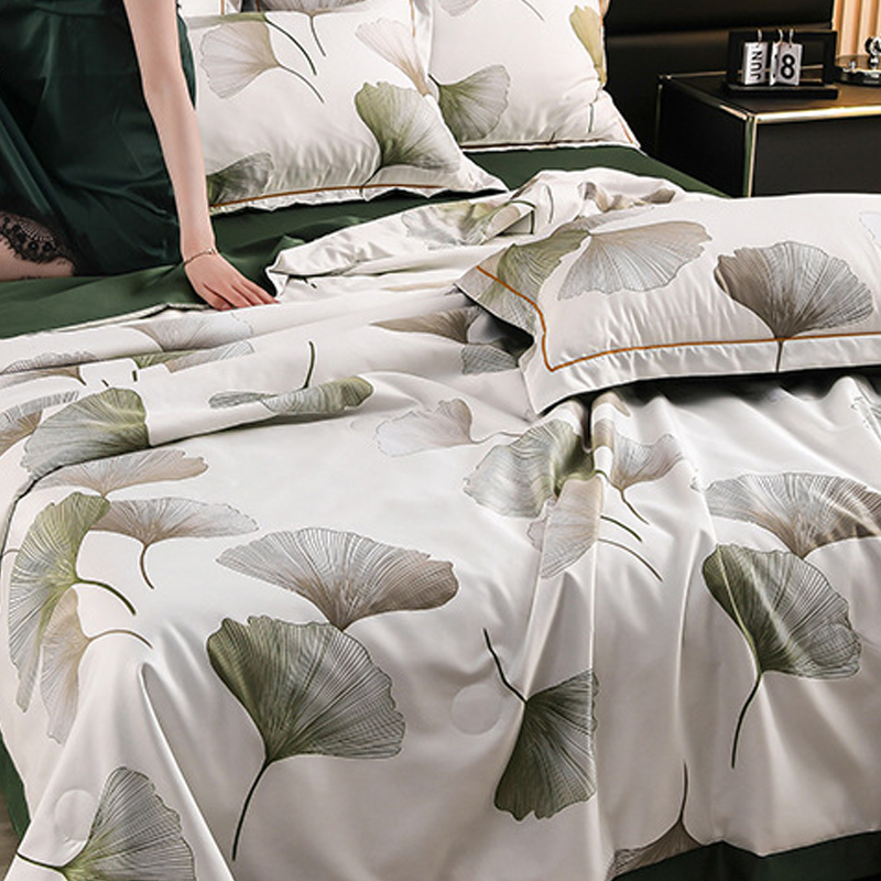 💥Bestseller 2025🌸Machinewasbare en ademende 4-delige beddengoedset met bloemenmotief voor alle seizoenen⏰Tijdelijke speciale aanbieding!