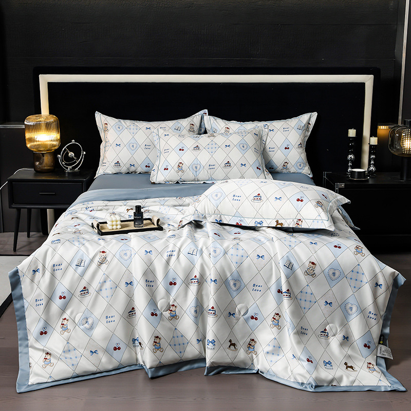 💥Bestseller 2025🌸Machinewasbare en ademende 4-delige beddengoedset met bloemenmotief voor alle seizoenen⏰Tijdelijke speciale aanbieding!