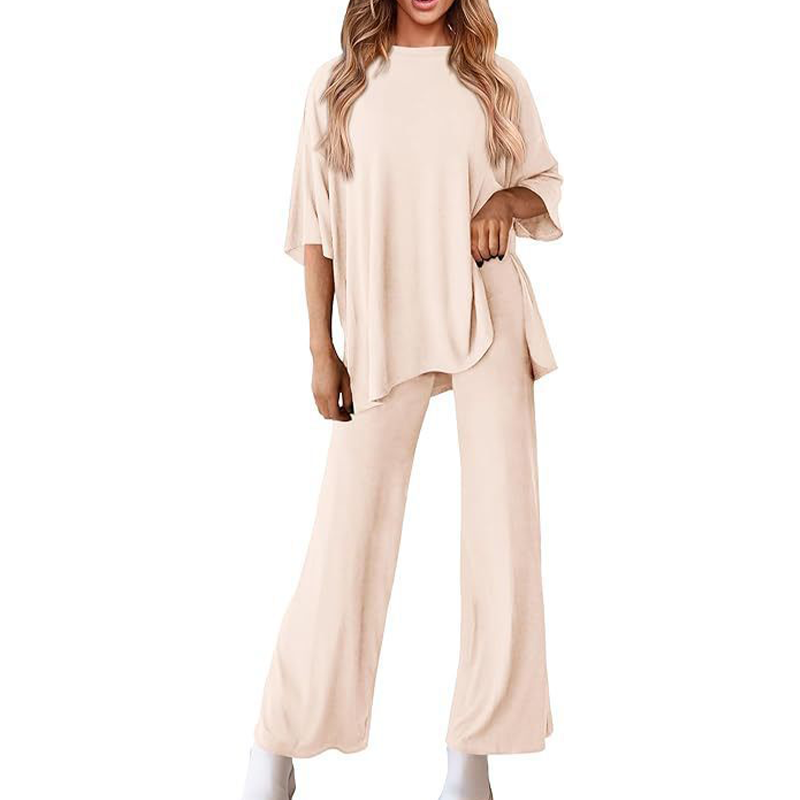 Vrijetijdsset voor dames: top en broek