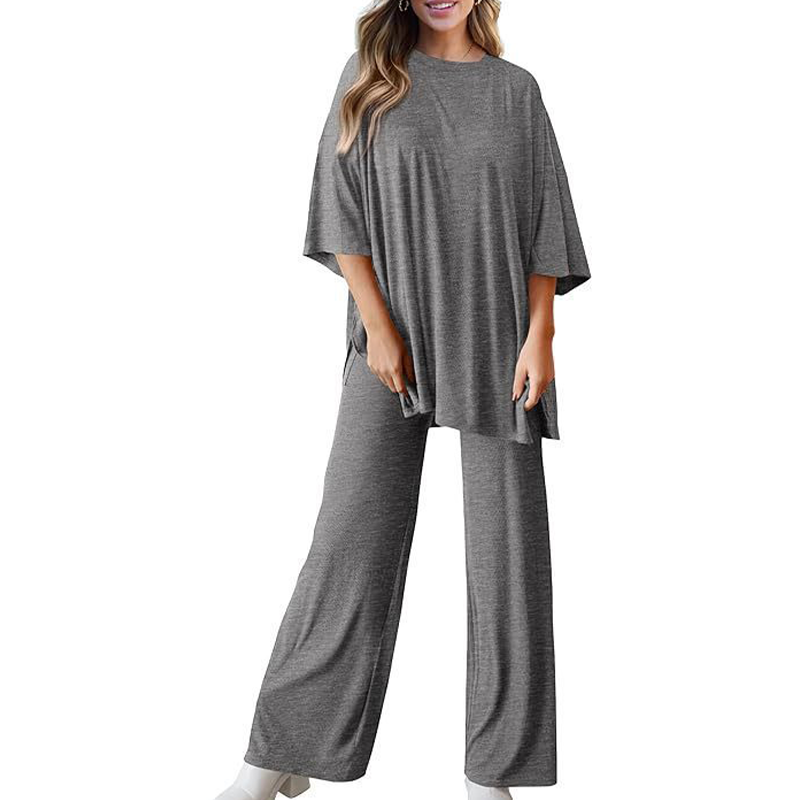 Vrijetijdsset voor dames: top en broek