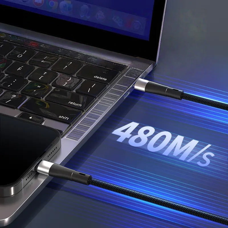 Magnetische Fast-Charging gevlochten oplaadkabel voor meerdere compatibiliteiten