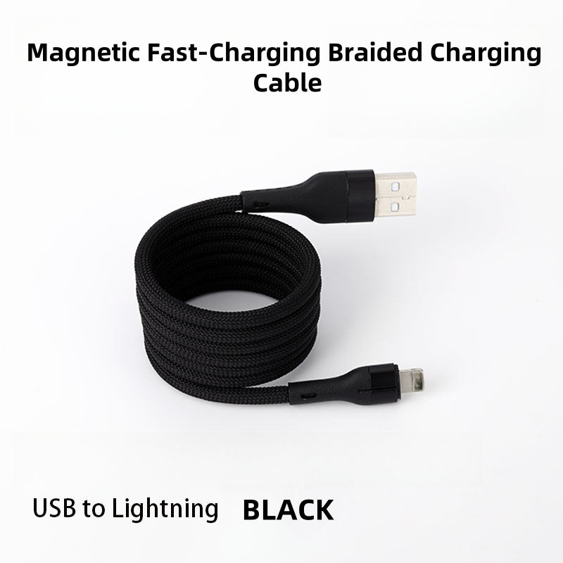 Magnetische Fast-Charging gevlochten oplaadkabel voor meerdere compatibiliteiten